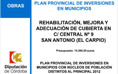 Plan Provincial de Inversiones en Municipios 2012