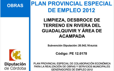 Plan Provincial Especial de Empleo 2012