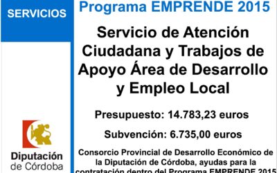 Servicio de Atención Ciudadana y Trabajos de Apoyo Área de Desarrollo y Empleo Local