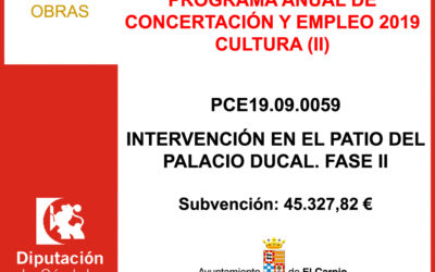 Subvención Diputación – Programa Anual de Concertación y Empleo 2019