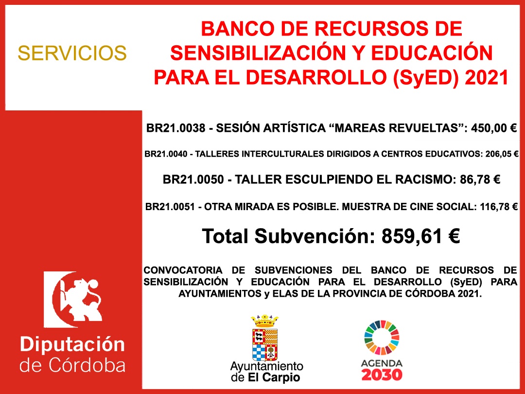 BANCO DE RECURSOS DE SENSIBILIZACIÓN Y EDUCACIÓN PARA EL DESARROLLO (SyED) 2021