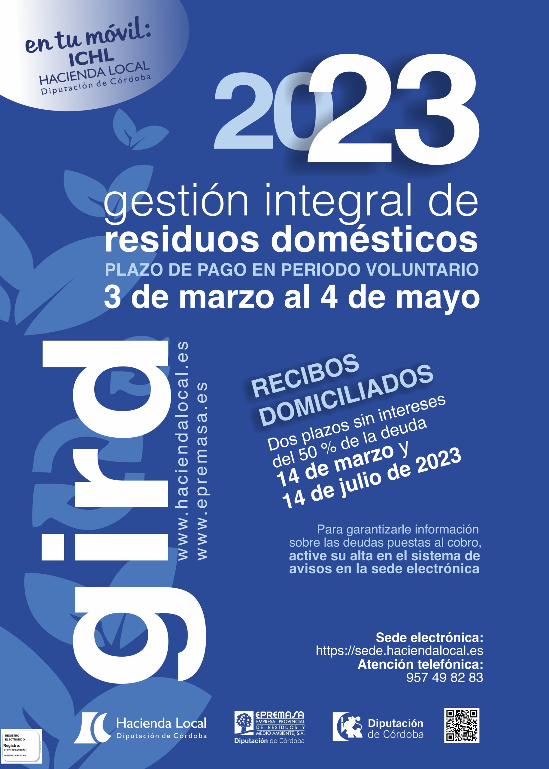 HACIENDA LOCAL - Gestión Integral de Residuos Domésticos 2023