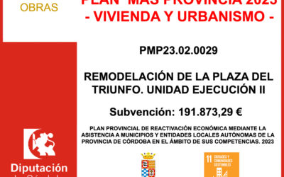 Subvención Diputación – PLAN MÁS PROVINCIA 2023