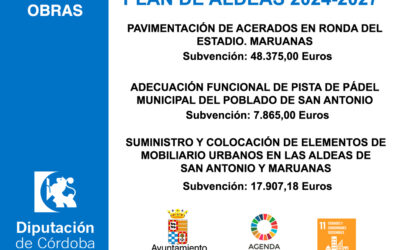 Subvención Diputación – PLAN DE ALDEAS 2024-2027