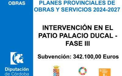 Subvención Diputación – PLANES PROVINCIALES 2024-2027